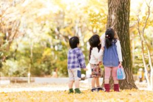 子供と公園へ行く